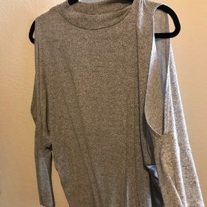 Fun long sleeve with open slit shoulders